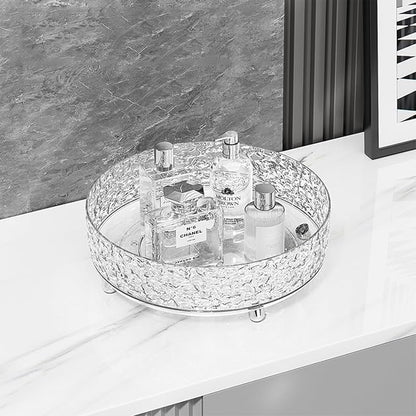 360 Rotating Makeup Organizer, Cosmetics Lazy Susan Spinning Skincare Storage by JUPITERWARRIOR