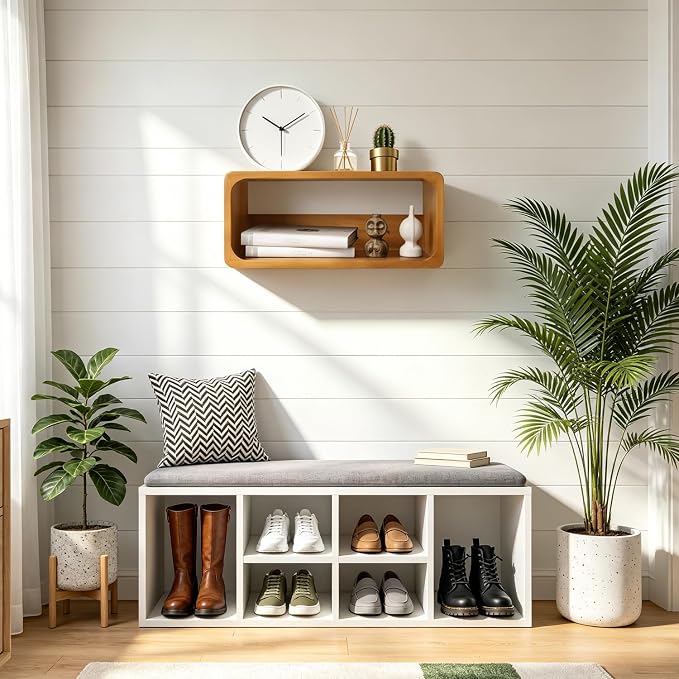 Floating Nightstand, Wall Mounted Bedside Shelf, Handmade Bedroom Furniture - Image 5