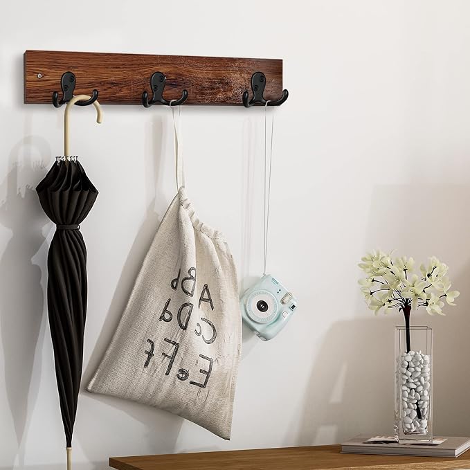 IBosins 28 Pack Heavy Duty Double Prong Coat Hooks Wall Mounted - Image 6