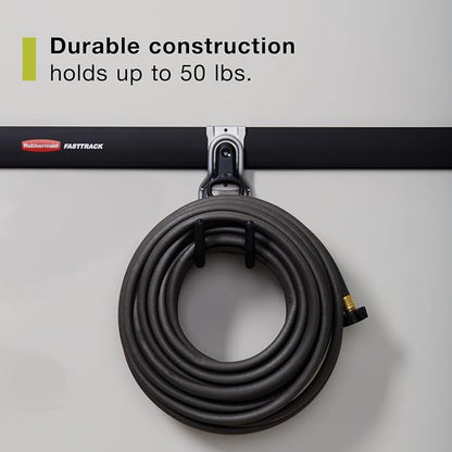 Rubbermaid FastTrack Utility Hook Garage Wall/Tool Hanger Wall Mount and Heavy - Image 3