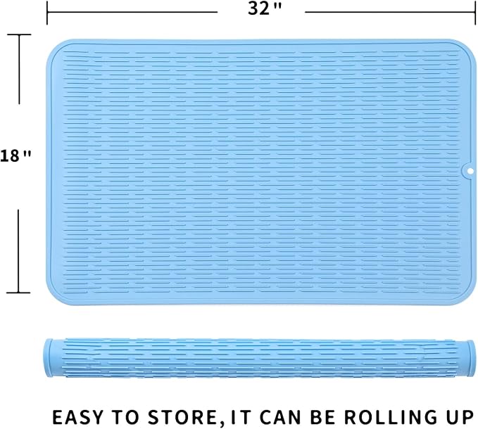 Silicone Dish Drying Mat for Multiple Usage, Easy clean, Eco-friendly, - Image 2