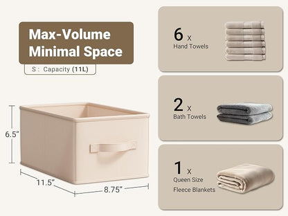 Storage Bins, Fabric Satin Storage Baskets - Image 3