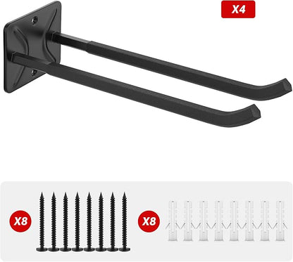 Ultrawall Garage Storage Hooks, Heavy Duty Steel Tool Organizer, 12.4 Inch Wall - Image 6