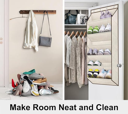 SLEEPING LAMB Over The Door Shoe Organizer - Image 5