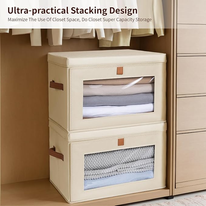 Homsorout Large Closet Storage Bins - Image 3