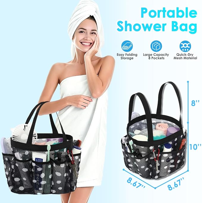 Fammart Mesh Shower Caddy Portable - Image 2