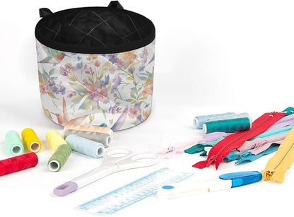 Hummingbird Floral Print Sewing Machine Mat - Image 2