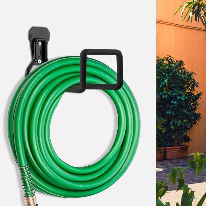 Hose Hanger 2 Pack, Heavy Duty Metal Hose Holder Wall Mount, Hook - Image 6