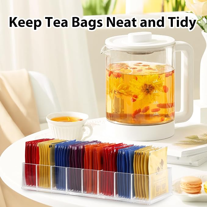 6 Pack Tea Bag Organizer, 8 Compartments - Image 7