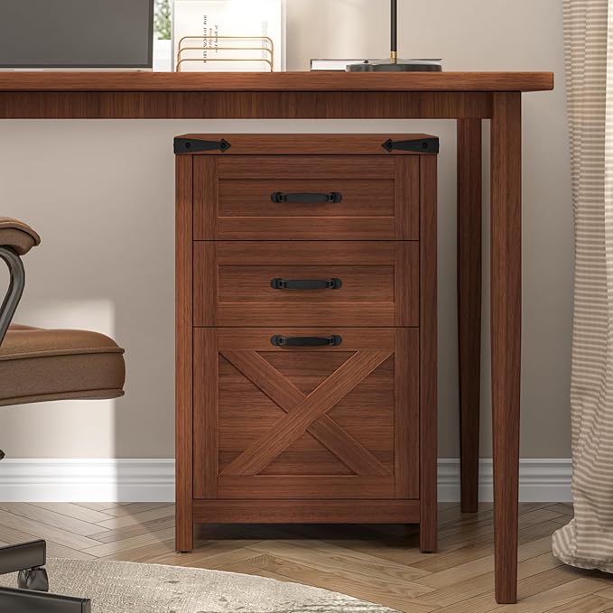 Halitaa Small Farmhouse File Cabinet - Image 2