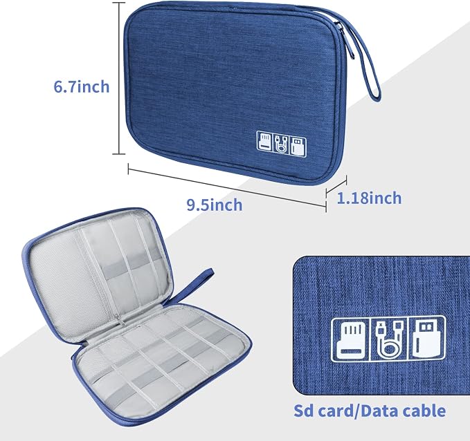 Lcsmaokin Electronics Travel Organizer, Portable Waterproof Electronic Travel - Image 5