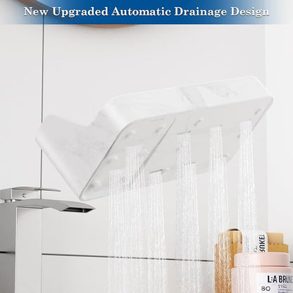 Marble Bathroom Countertop Organizer - Image 4