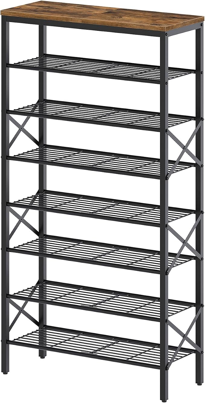 YATINEY 8 Tier Shoe Rack, Shoe Storage Organizer, Large Capacity Shoe Shelf by Yatiney