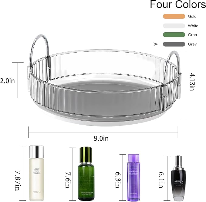 YCIA&DONE 360 Rotating Makeup Organizer and Storage - Image 4