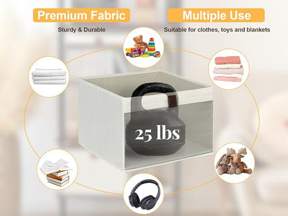 StorageWorks Closet Storage Bins, Large Storage Baskets - Image 3