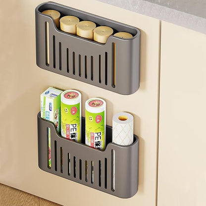 Kitchen Cabinet Door Storage Box, Self-Adhesive Wall-Mounted Storage Box - Image 3