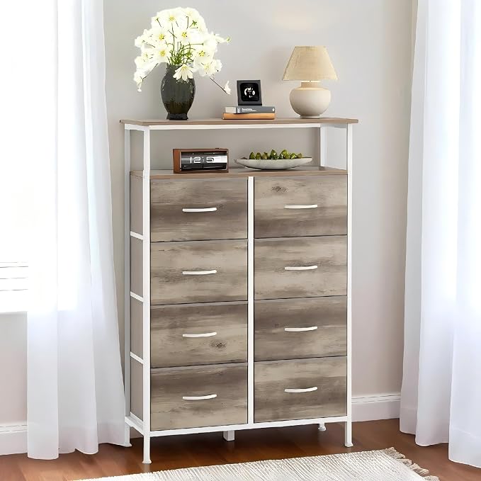 DUMOS 8 Drawers Fabric Dresser by DumosLifestyle