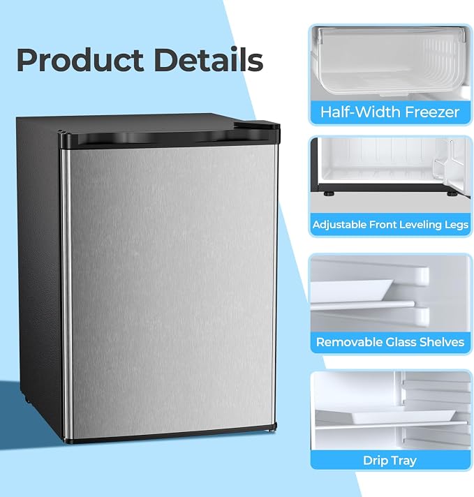 Antarctic Star 2.56 Cu.Ft. Mini Fridge - Image 5