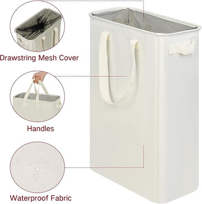 efluky Slim Laundry Basket, Narrow Laundry Hamper - Image 3