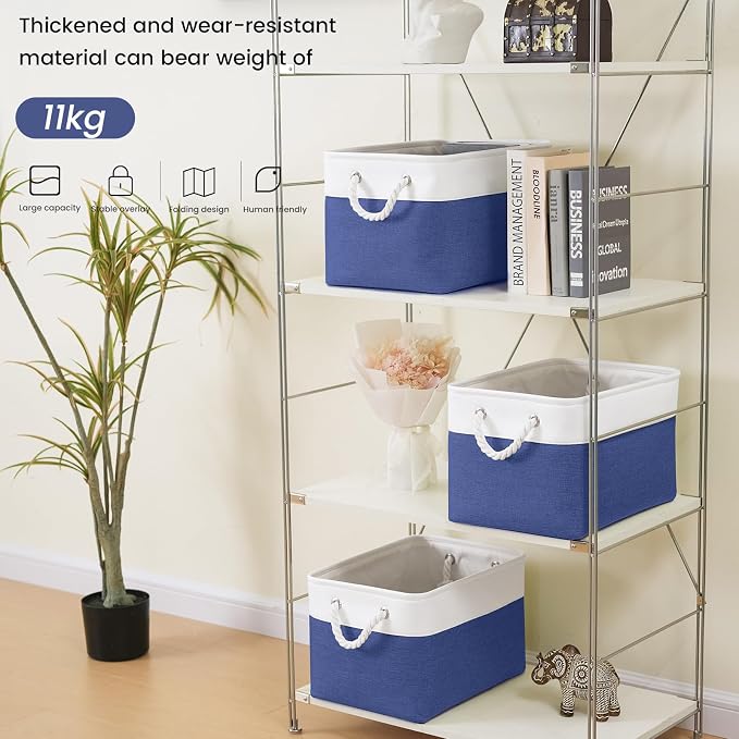 15x11x10 In Foldable Fabric Large Storage Bins - Image 3