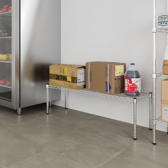 14" Deep x 48" Wide x 14" Height Wire Shelving Kit | 1-Tier | NSF Commercial - Image 6