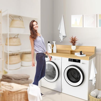 2-Tier Washer and Dryer Countertop Shelf, Laundry Room Storage & Organization - Image 6