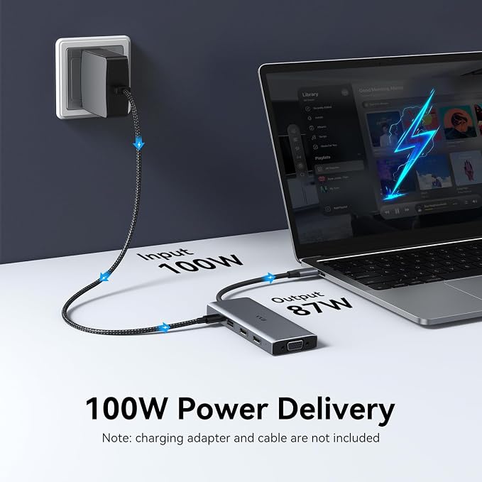 USB C Docking Station Dual Monitor HDMI Adapter - Image 7