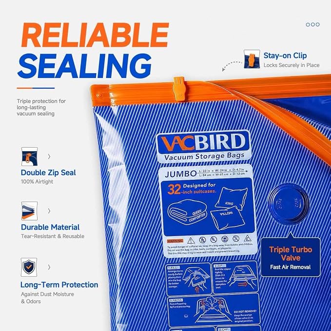 Vacbird Vacuum Storage Bags - Image 5
