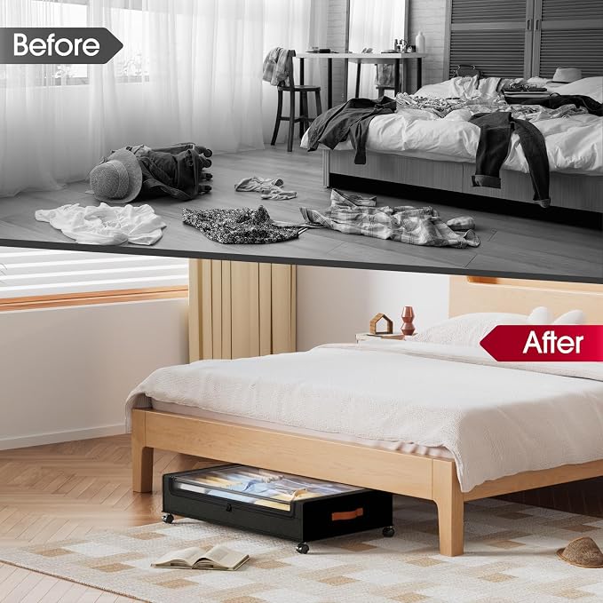 Yecaye 4 Pack Under Bed Storage - Image 7