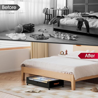 Yecaye 4 Pack Under Bed Storage - Image 7