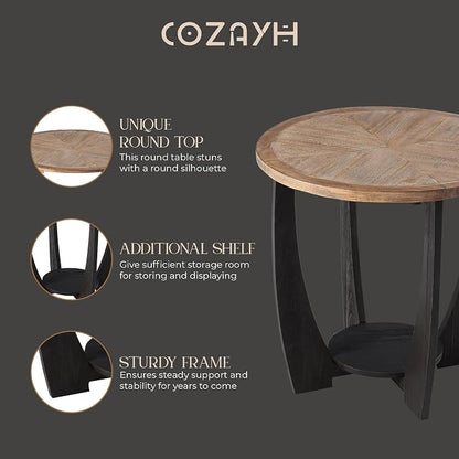 Rustic Farmhouse End Table - Image 6