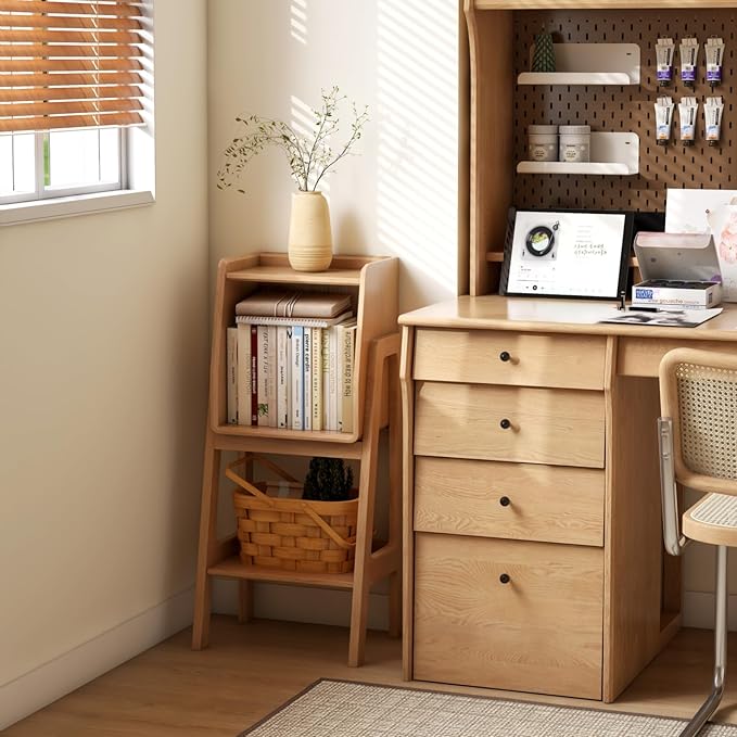 100% Solid Oak Ladder Shelf - Image 5