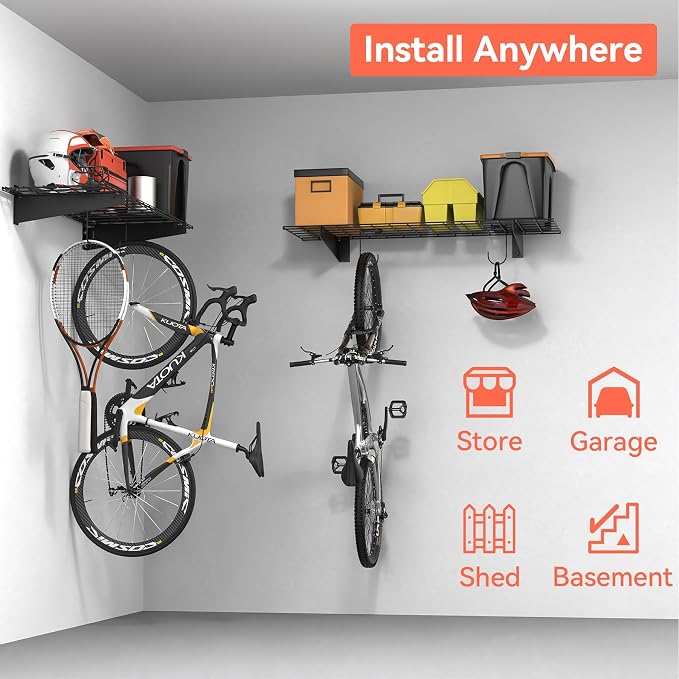 TORACK 2 Pack Garage Wall Shelves - Image 2