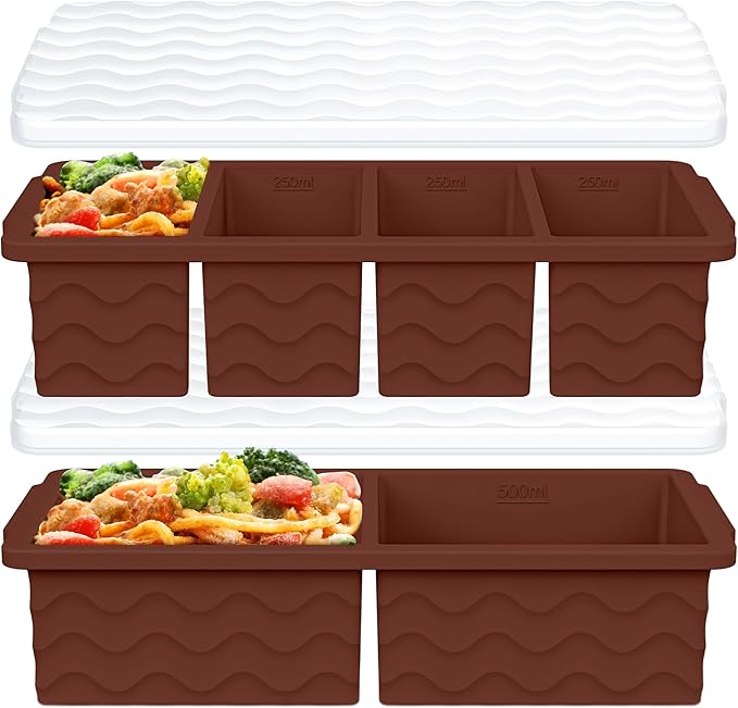 Silicone Freezer Molds for Soup by Aopigavi