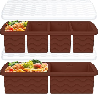 Silicone Freezer Molds for Soup by Aopigavi