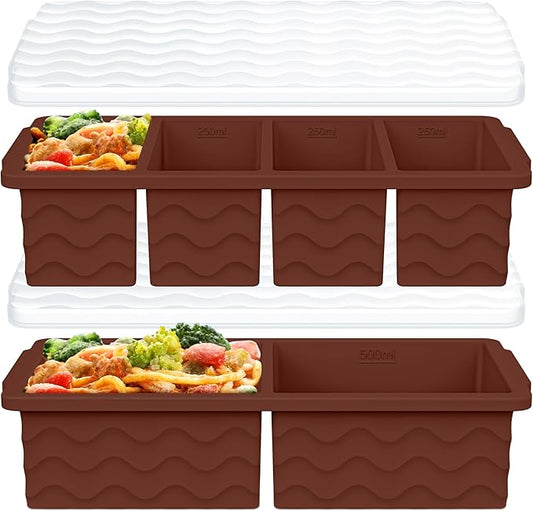 Silicone Freezer Molds for Soup by Aopigavi
