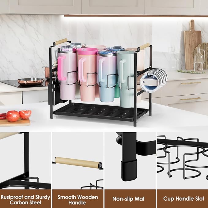 Housolution Water Bottle Organizer Drying Rack - Image 6