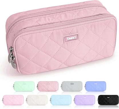 Sooez Large Pencil Case Pouch, Extra Big Pencil Bag by Sooez