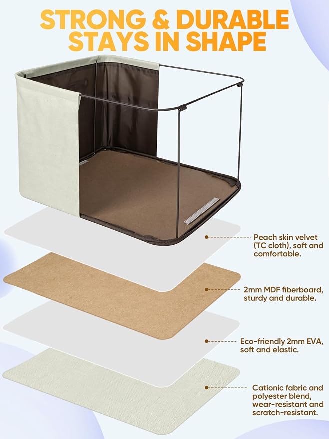 BALEINE 1 Pack Fabric Closet Storage Bins - Image 3