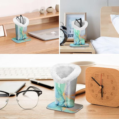 Fintie Plush Lined Eyeglasses Holder, Glasses Stand Case, Anti-scratch Glasses - Image 6