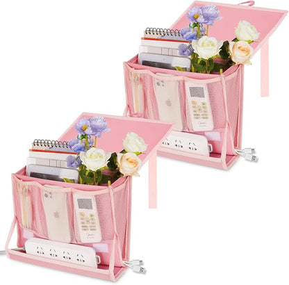 Bedside Caddy Bedside Storage Organizer Bedside Organizer by Retyion
