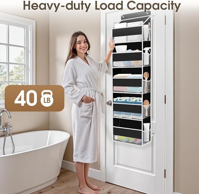 1 Pack Over The Door Organizer, Hanging Storage Organizer - Image 5