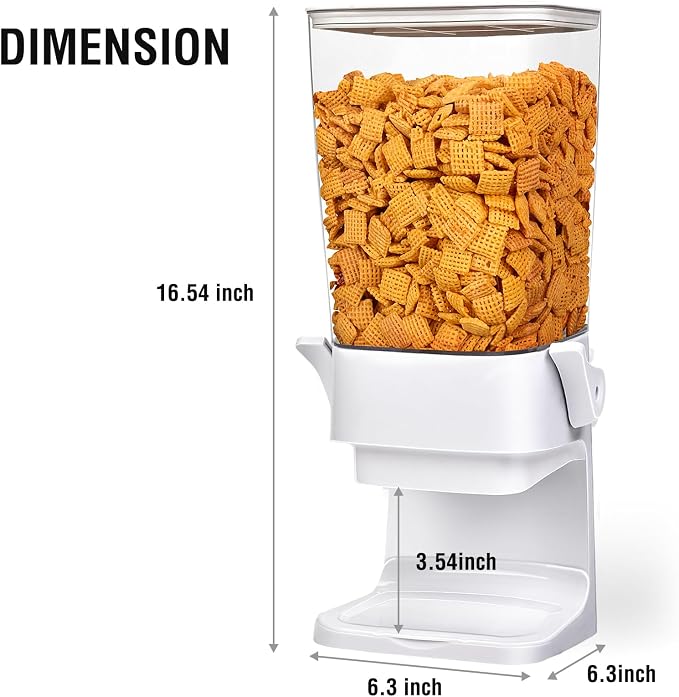 Cereal Dispenser Countertop, 5.5L Cereal Containers Storage Dispenser - Image 3