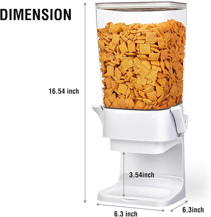 Cereal Dispenser Countertop 2pcs, 5.5L Cereal Containers Storage Dispenser - Image 3