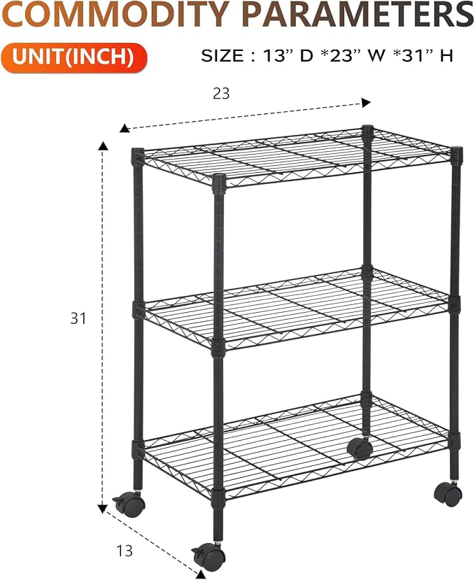 BestOffice | 3-Tier Wire Shelf - Image 3