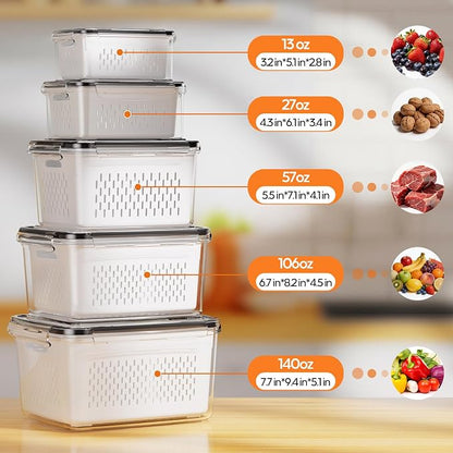 Fruit Storage Containers for Fridge - Image 2