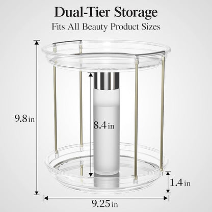 Delamu Rotating Makeup Organizer - Image 4