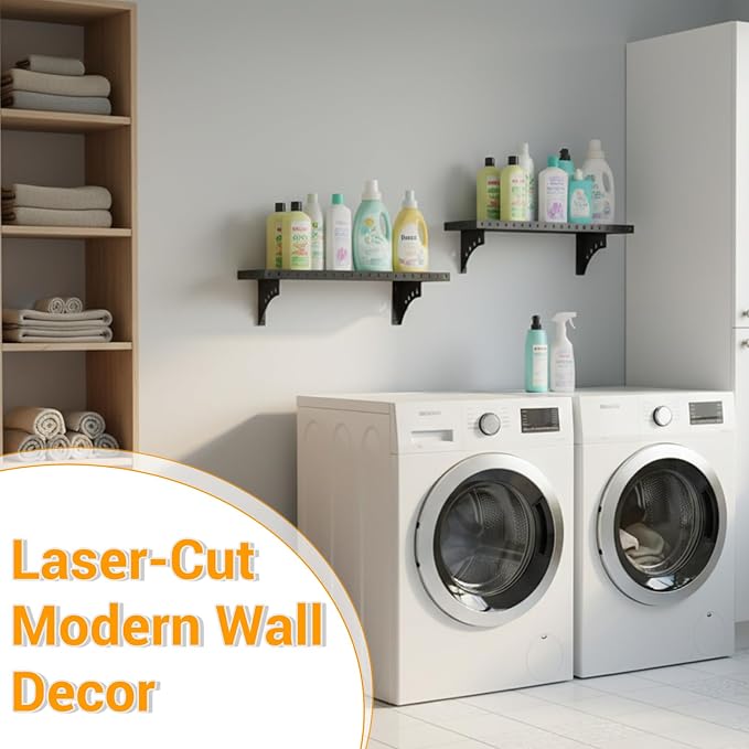 2 Pack Garage Wall Shelf, 1X2 Ft Heavy Duty Shelving, - Image 5