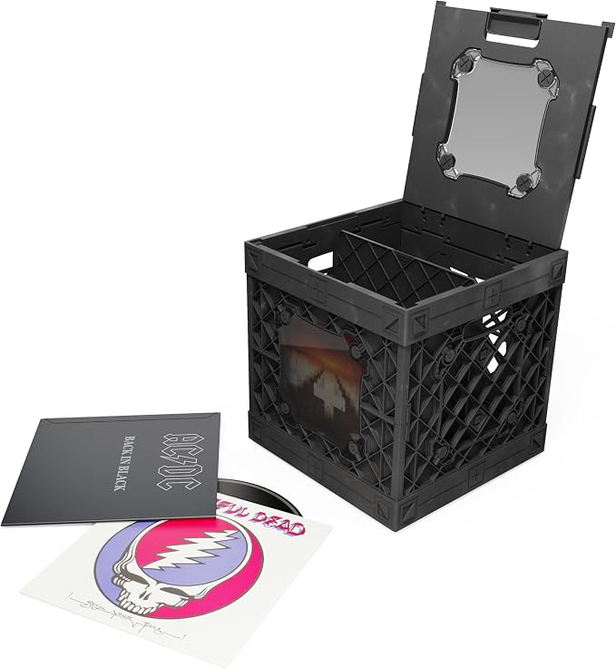 CrateVinyl - Vinyl Record Storage Crate Modular Storage Cube by UbeCube