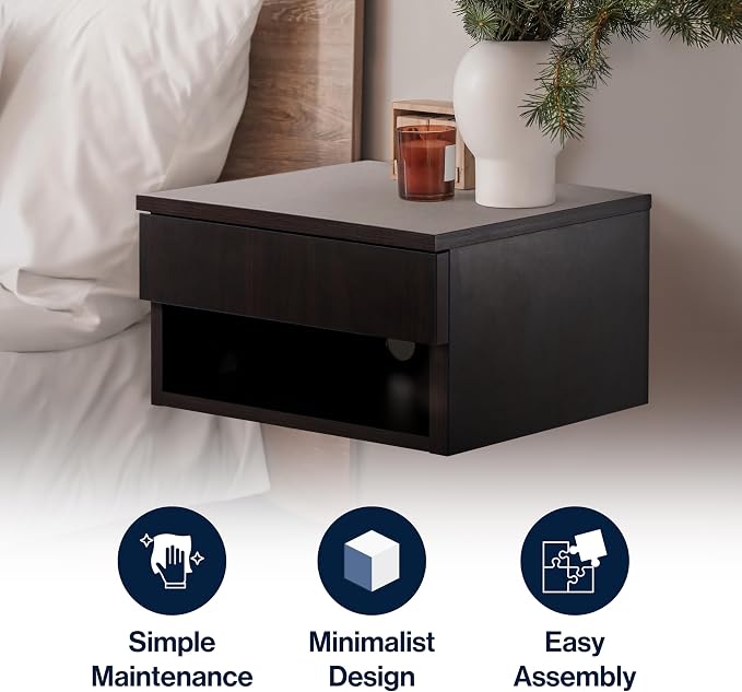 JONATHAN Y NST2002B Ettore 15.71" Mid-Century Modern Floating Wall Mounted - Image 6